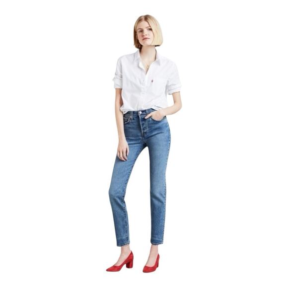 Levi’s Wedgie Straight Leg Button Fly Jeans - Picture 1 of 5